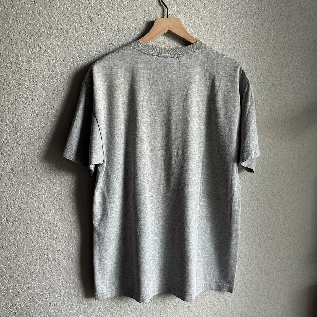 🩶Steve & Barry's Purdue Tennis Gray Basic Warm-up Tee - Image 3