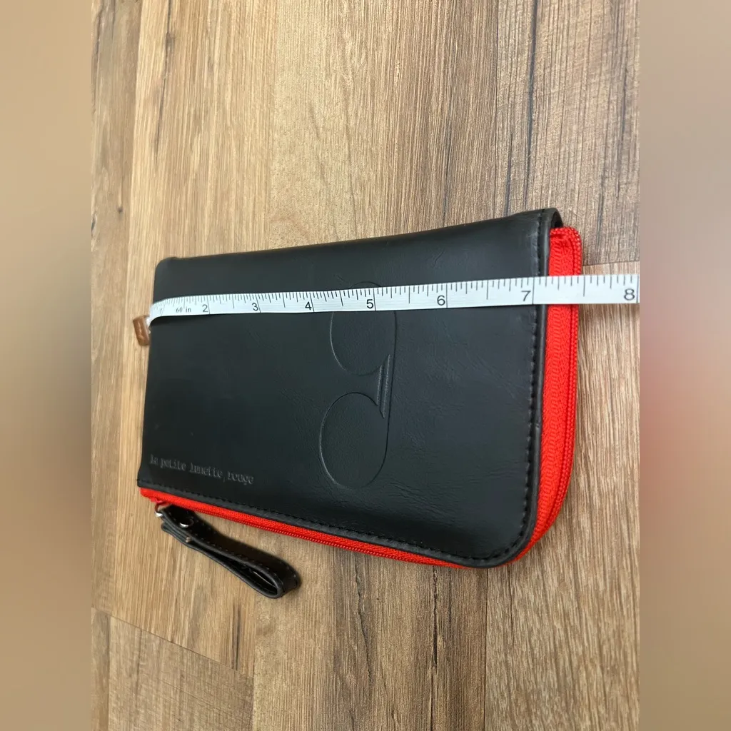 LPLR La Petite Lunette Rouge Eyeglasses Case‎ Zipper Black - Image 5