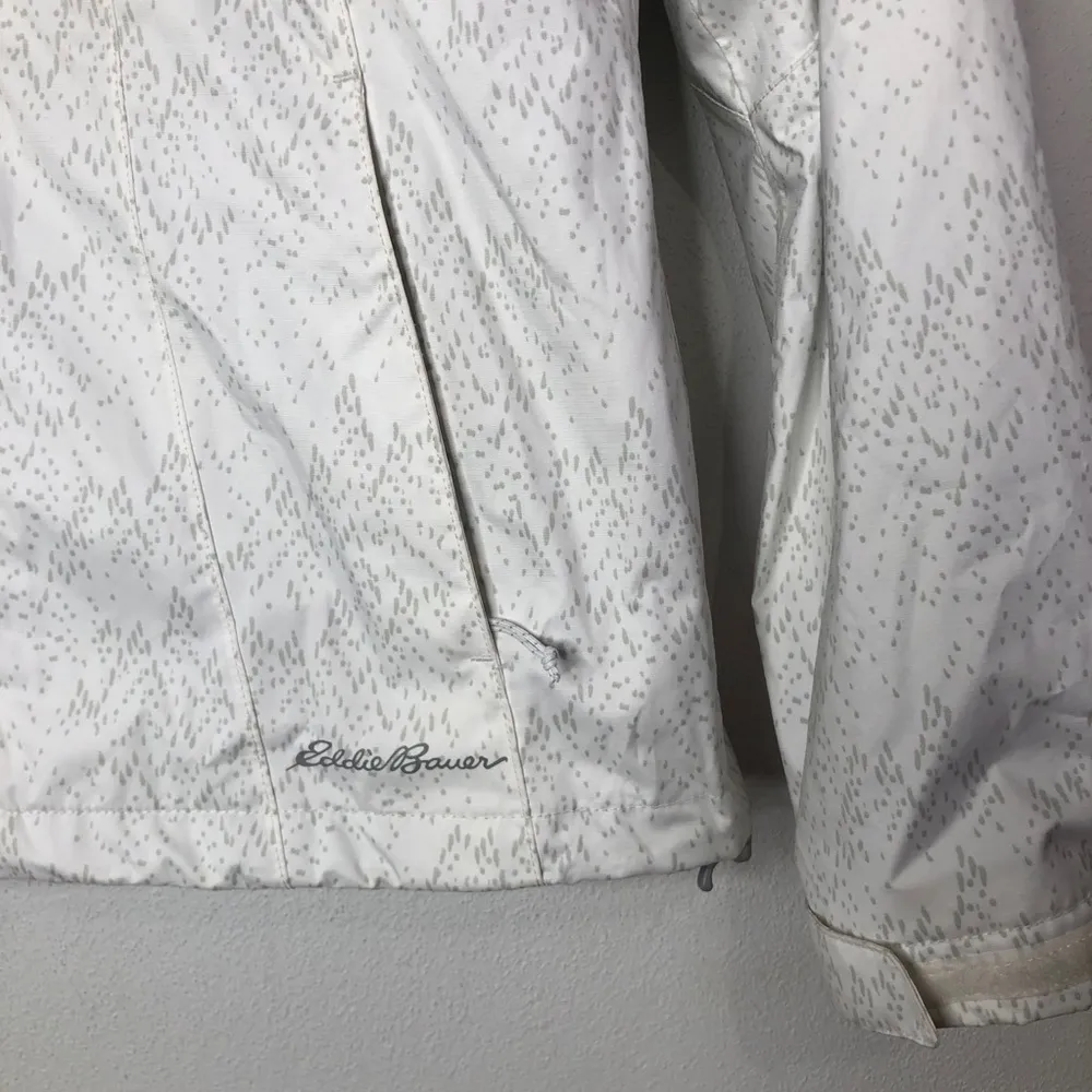 Eddie Bauer Women’s White Weatheredge Jacket Small - Image 4