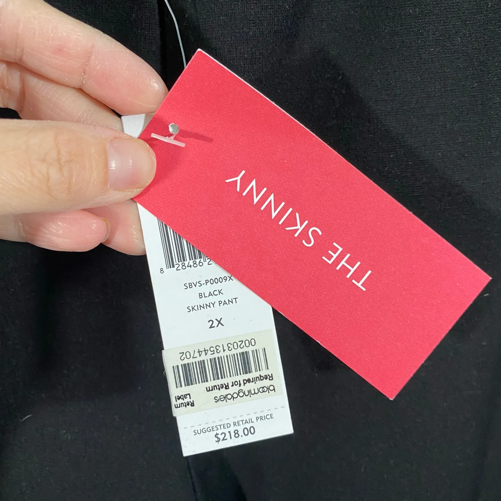 Eileen Fisher Women Black Pull On Stretchy Skinny Pants Size 2X NWT - Image 4