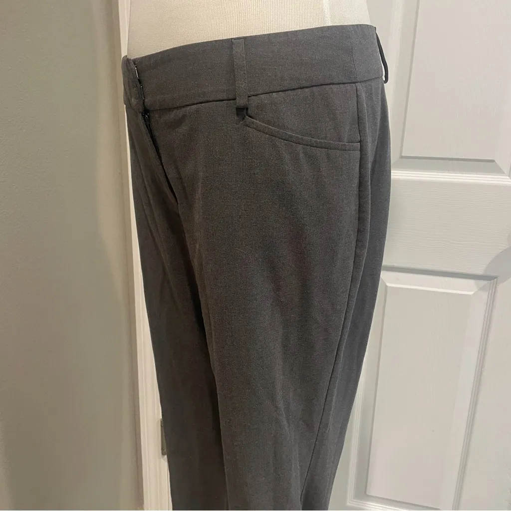 MICHAEL Michael Kors Grey Gramercy Fit Dress Pants Straight Leg Small women’s - Image 3