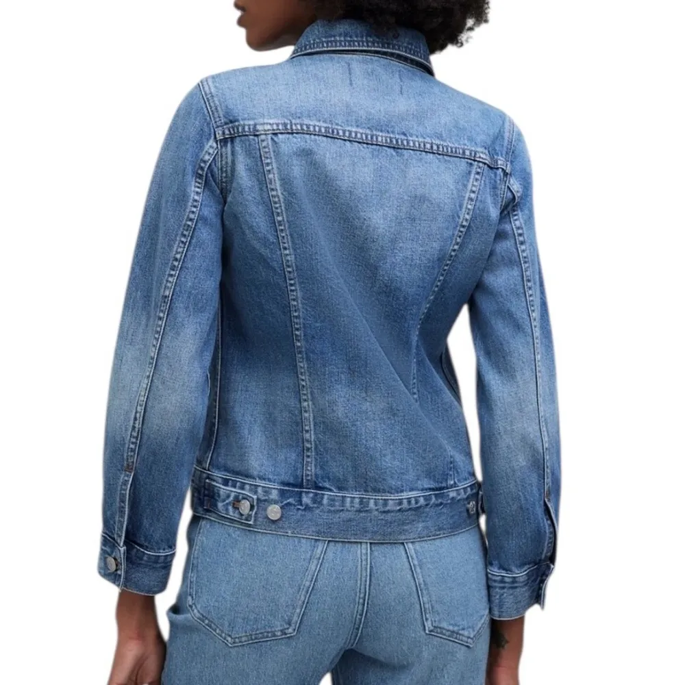 Madewell The Jean Jacket in Medford Wash Denim Trucker Jacket Size XS - Image 4