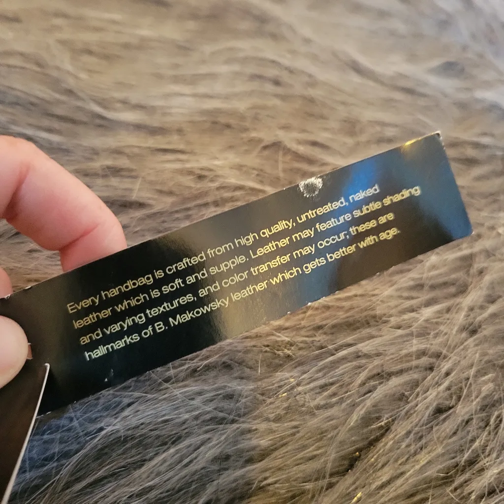 B. Makowsky Metallic Shoulder Bag Gold - Image 9