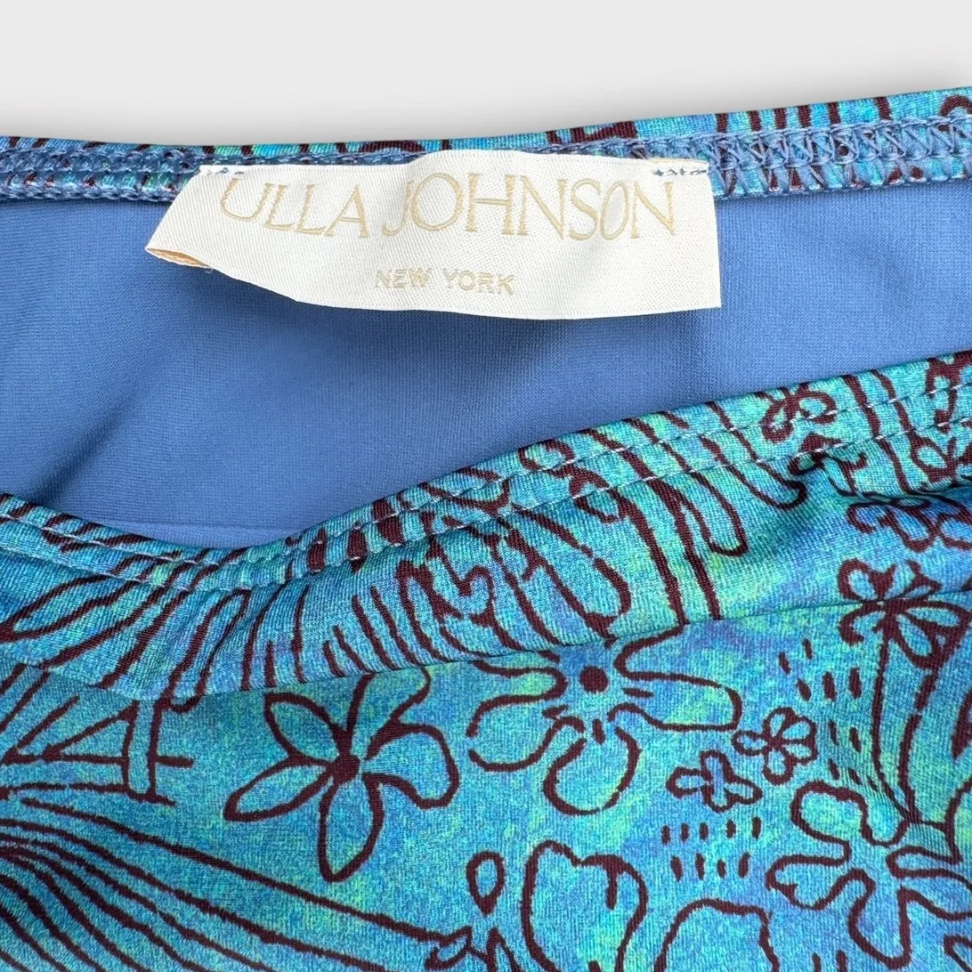 ULLA JOHNSON Dani Printed Bikini Bottoms Size Medium - Image 5