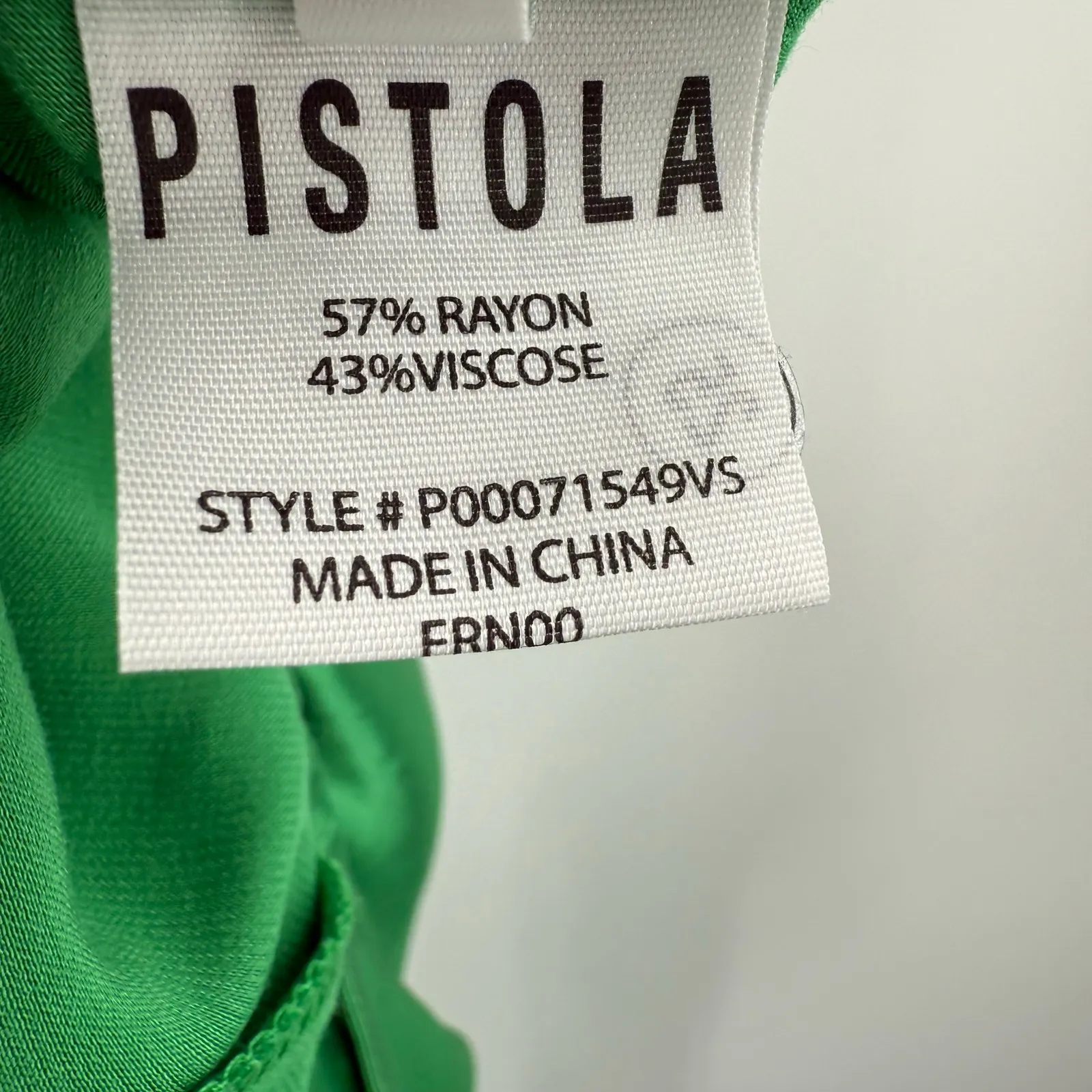 PISTOLA Dress Size Extra Small NWT Mari Slip Satin Kelly Green Adjustable Straps - Image 14