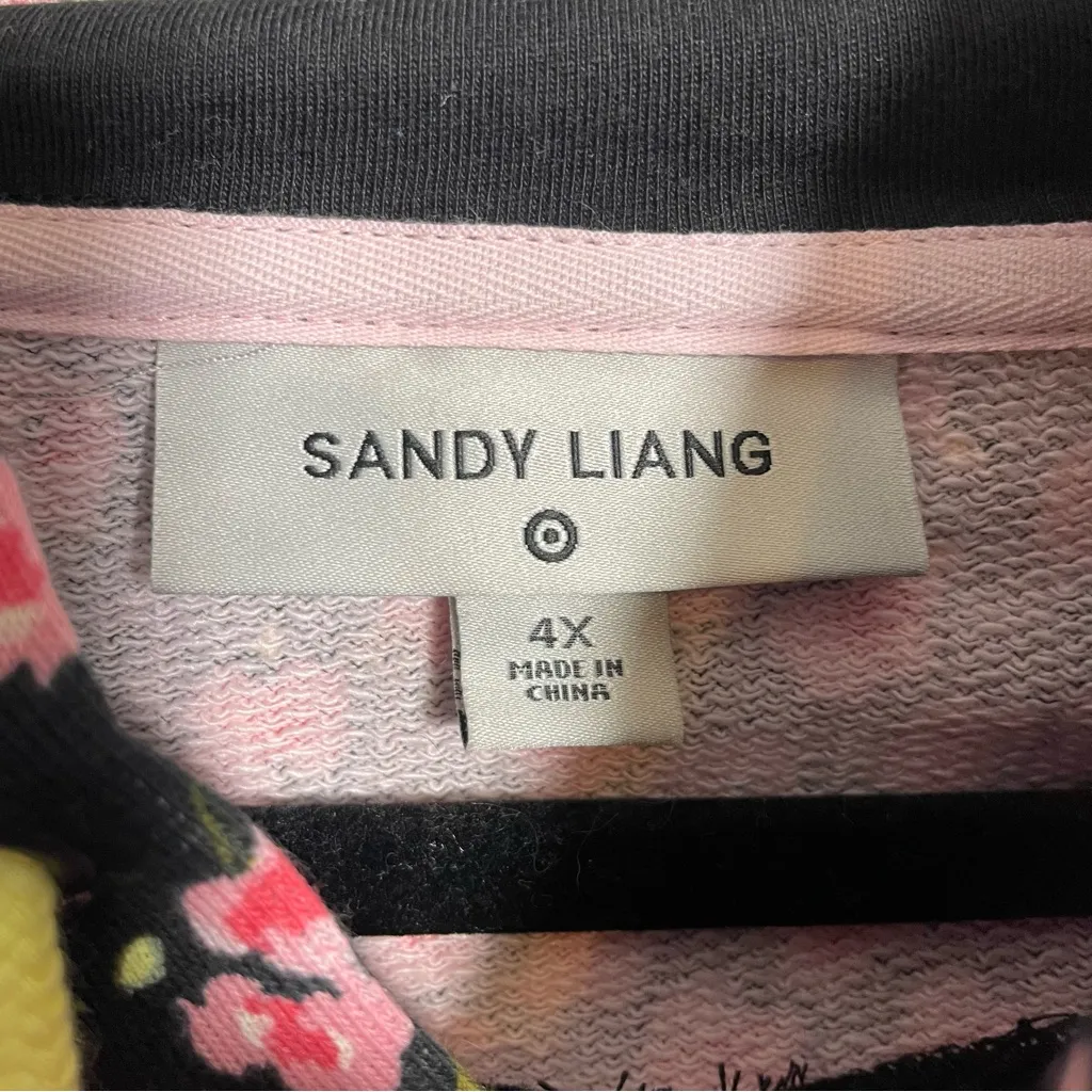Sandy Liang X Target Women's Floral print Ruffle Hooded Sweatshirt - Image 13