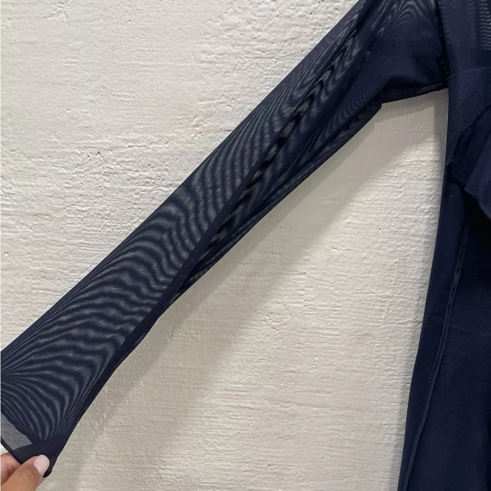 HOUSE OF CB 'Kiki' French Navy Ruffle Mini Dress NWOT size XS - Image 2