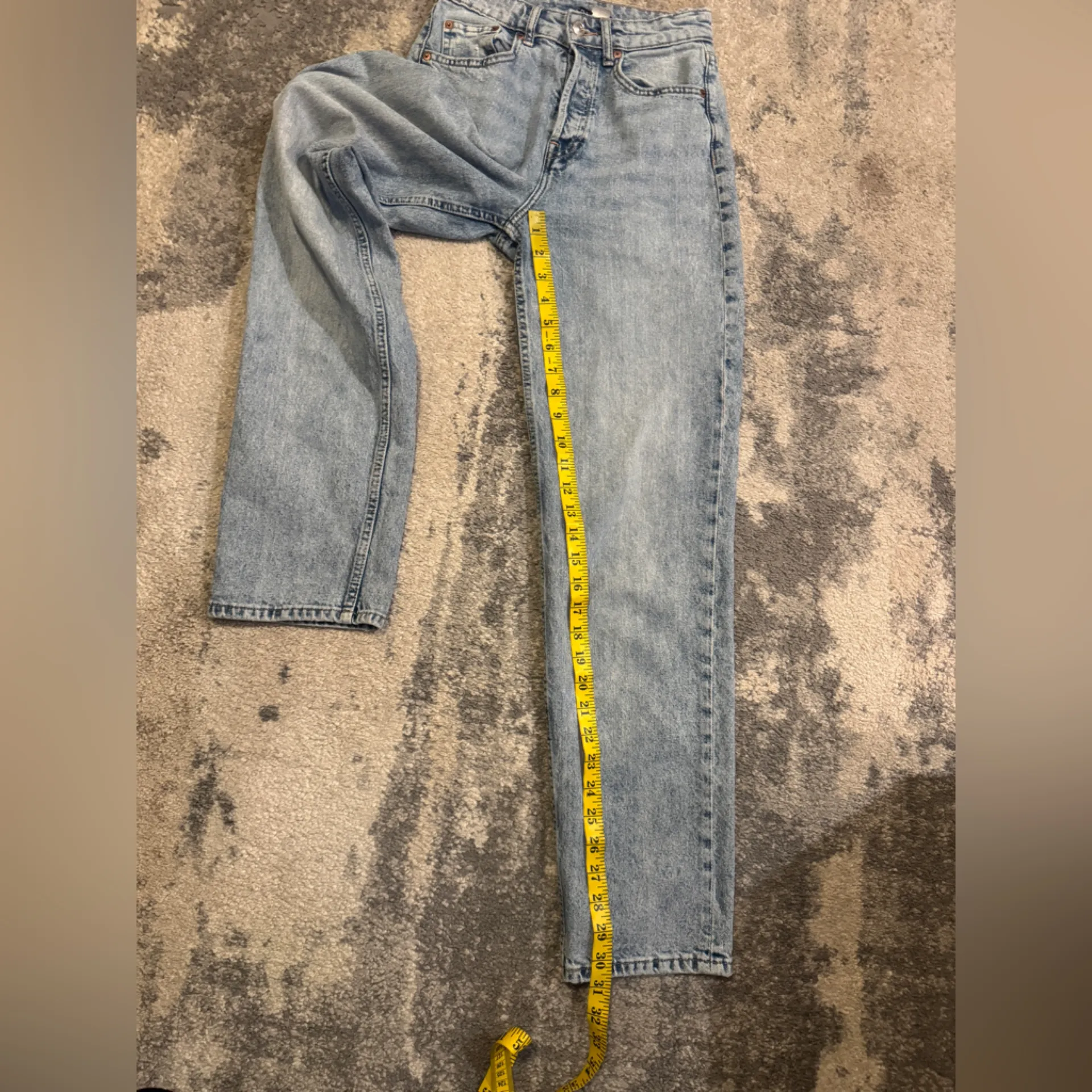 H&M Long Classic Light Blue Women's Jeans - Image 6