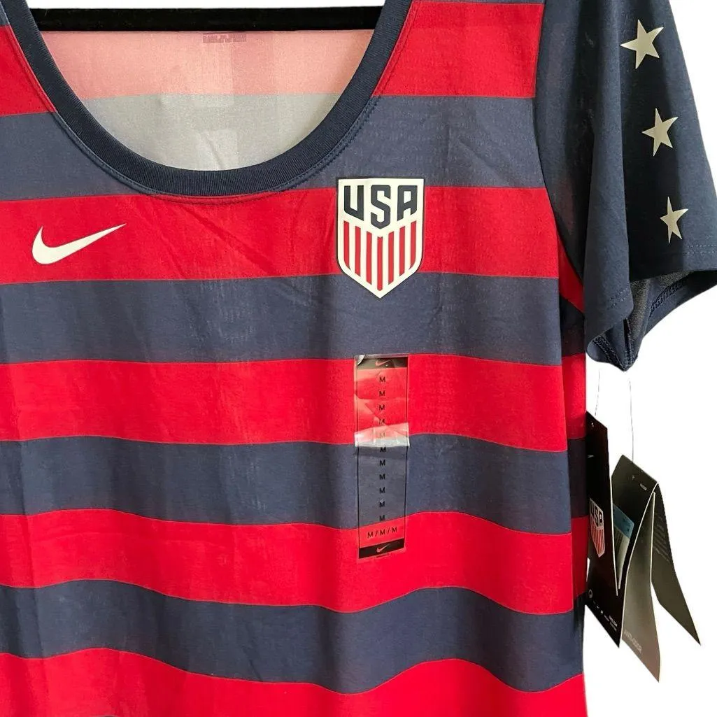 NWT Women's Nike Navy/Red US National Team Match Performance T-Shirt M - Image 7