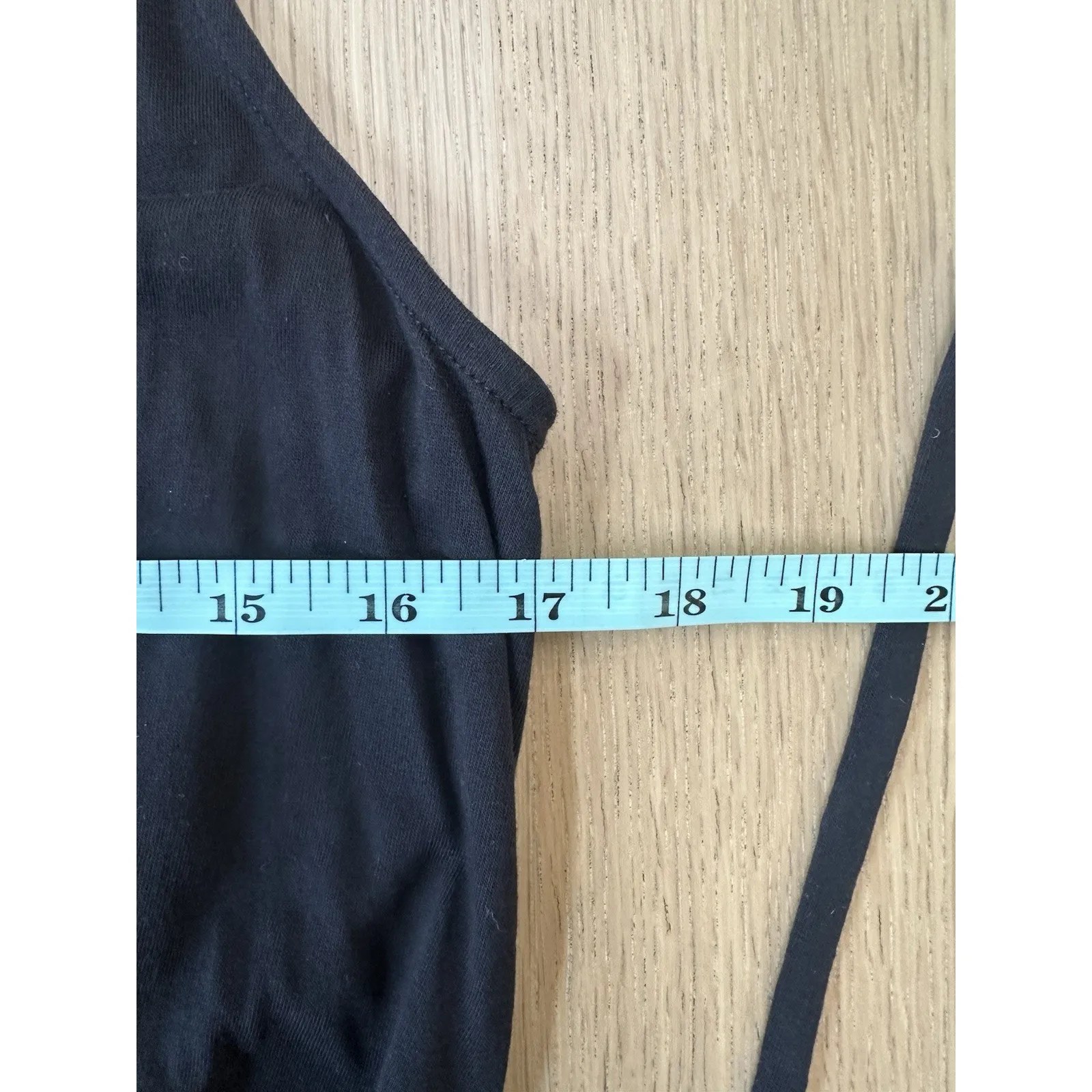 VINCE Sleeveless Pima Cotton Midi Tank Dress in Black Size Medium 2512 - Image 5