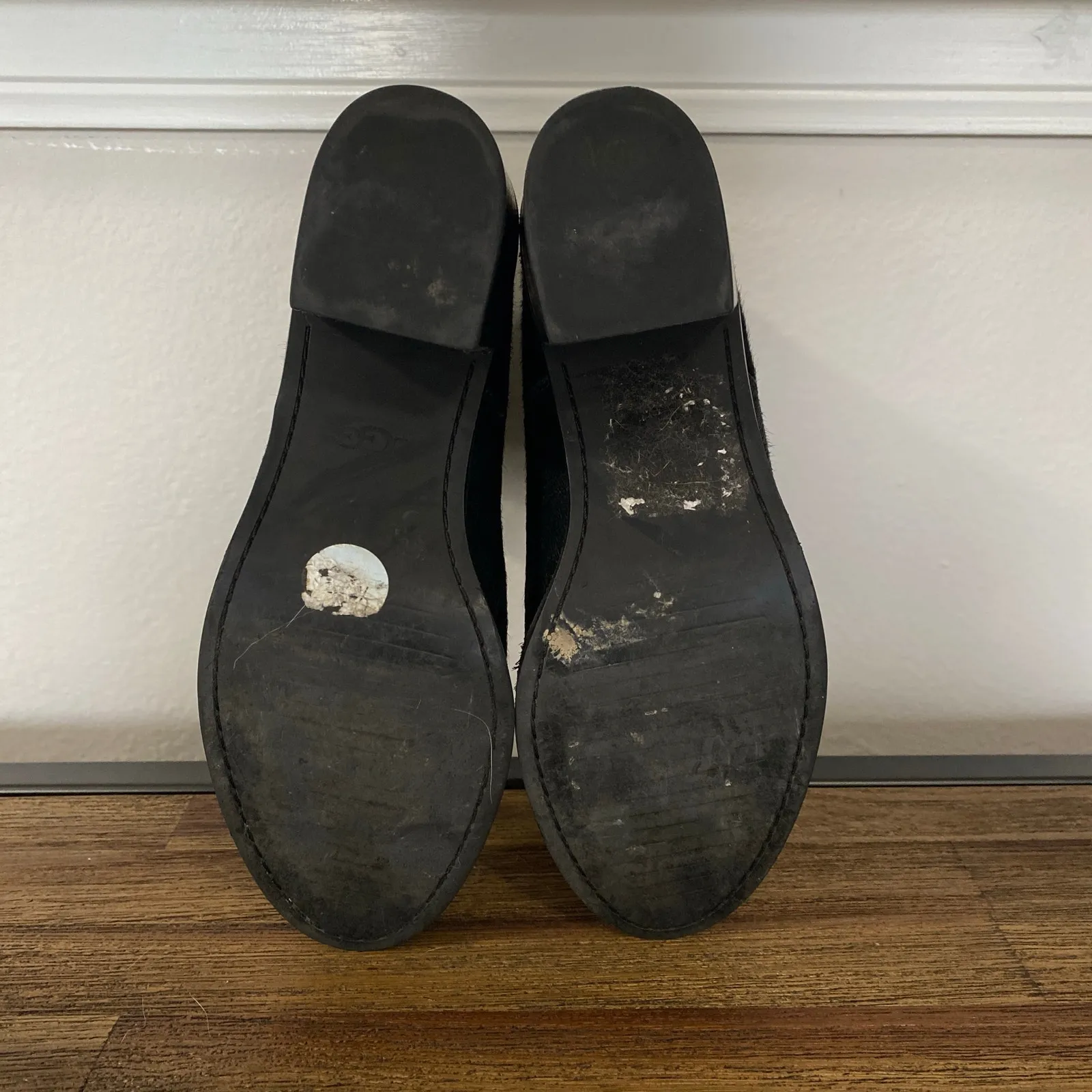 UGG Women's Camden Exotic Boot Black Calf Hair Size 9 Chelsea Fall Winter - Image 9