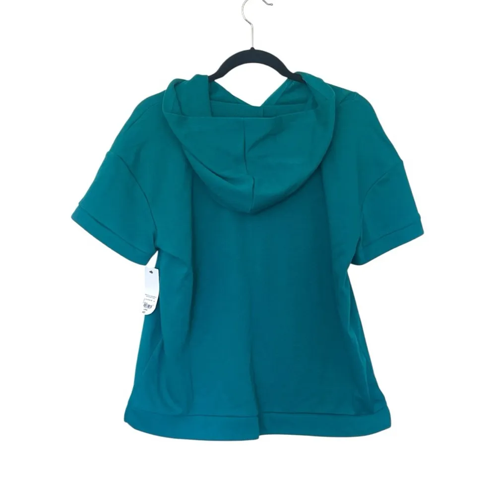 Xersion Everglade Teal Short Sleeve Hoodie - Image 5