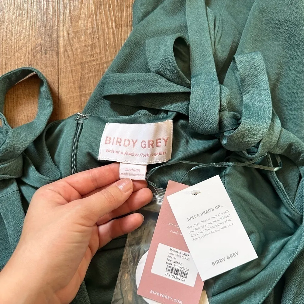 BIRDY GREY Alex Convertible Dress In Sea Glass - Image 9