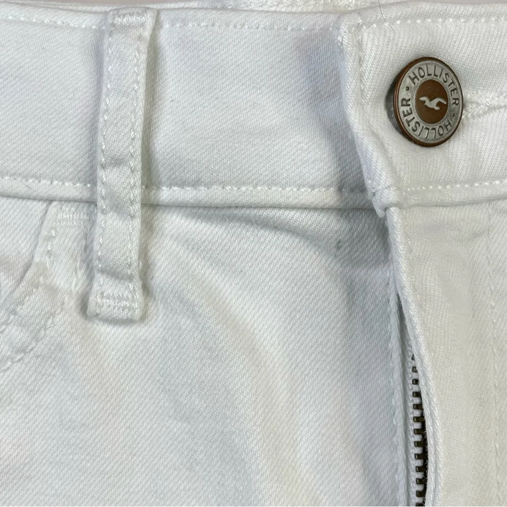 Hollister White High Rise Super Skinny Ripped Distressed Jeggings Jeans 27 5 new - Image 5