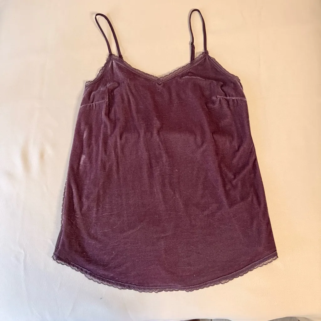 Whowhatwear velvet camisole - Image 4