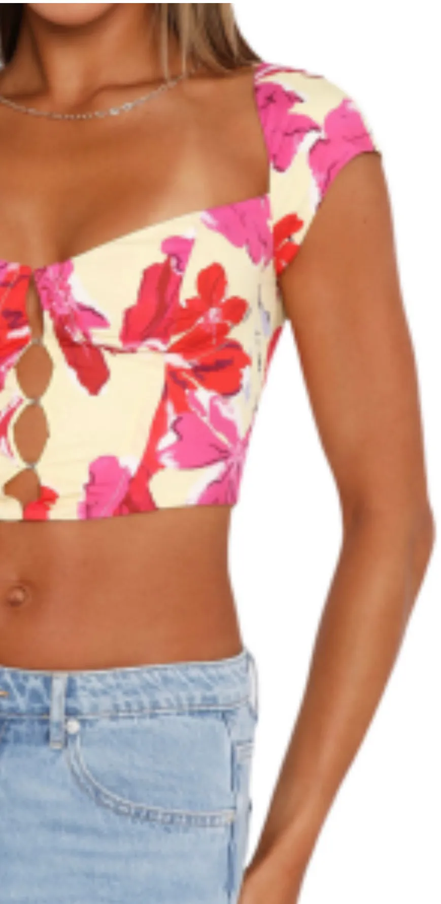 White Fox Boutique Spring Fling Bustier Top - Image 2