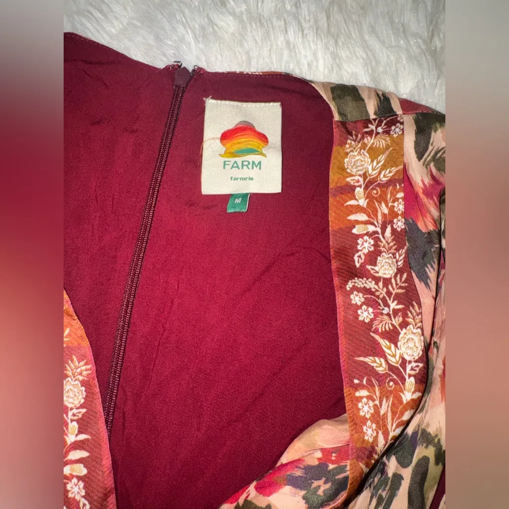 NEW FARM RIO Mixed Winter Garden Sleeveless Maxi Dress Sz M - Image 5