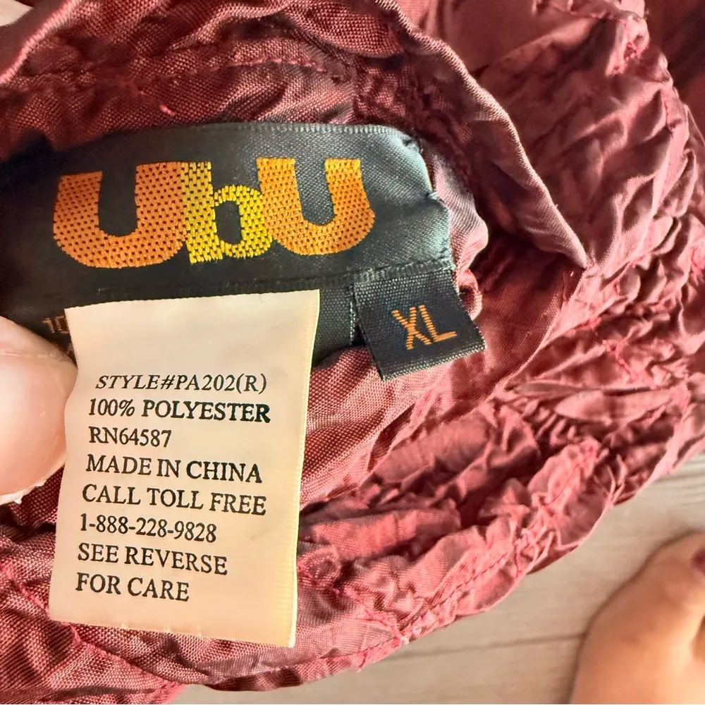 UBU 202S Milan Reversible Jacket red and black with flip zipper xl - Image 5