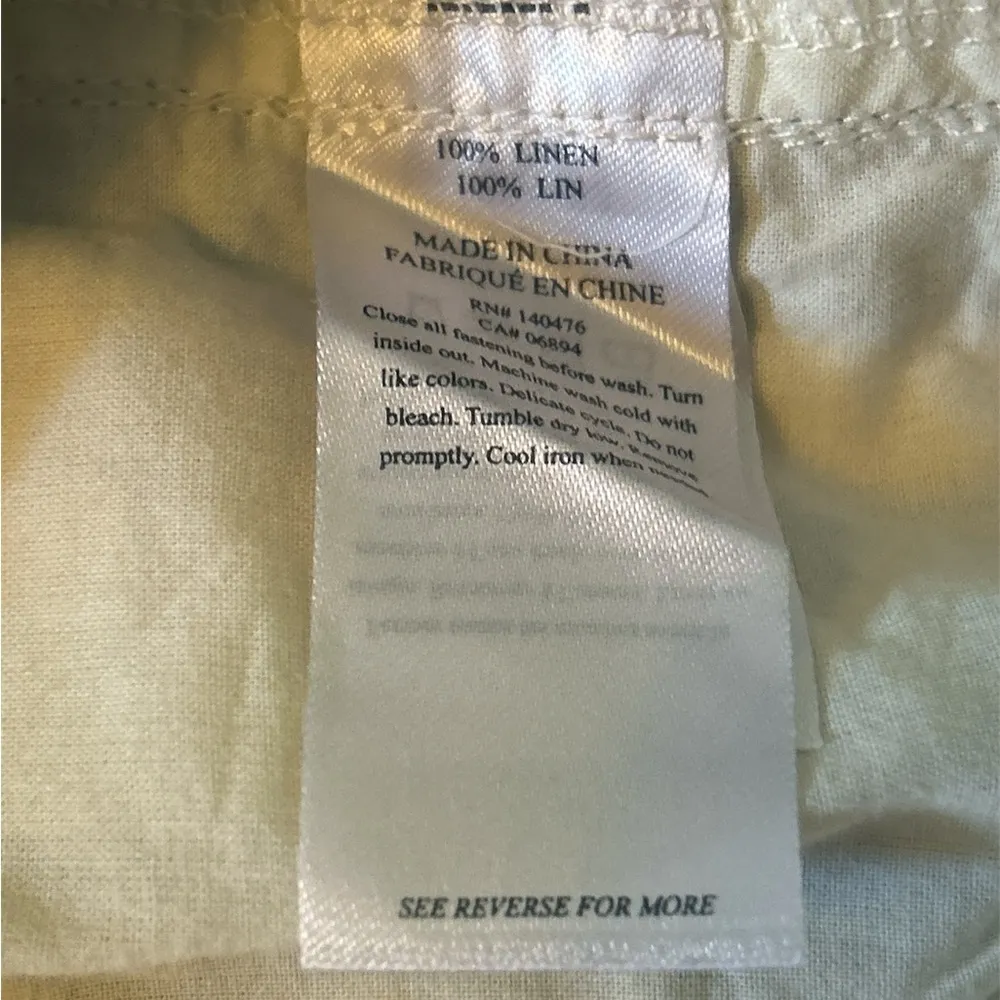 FAHERTY CYPRESS SHORTS  STRIPED 100% LINEN | M - Image 6