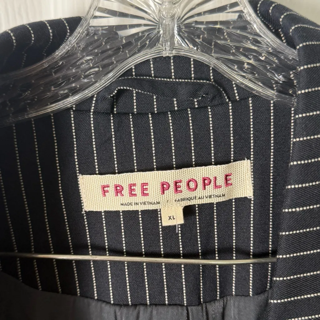 Free People Hailey Longline Striped Duster XL - Image 8