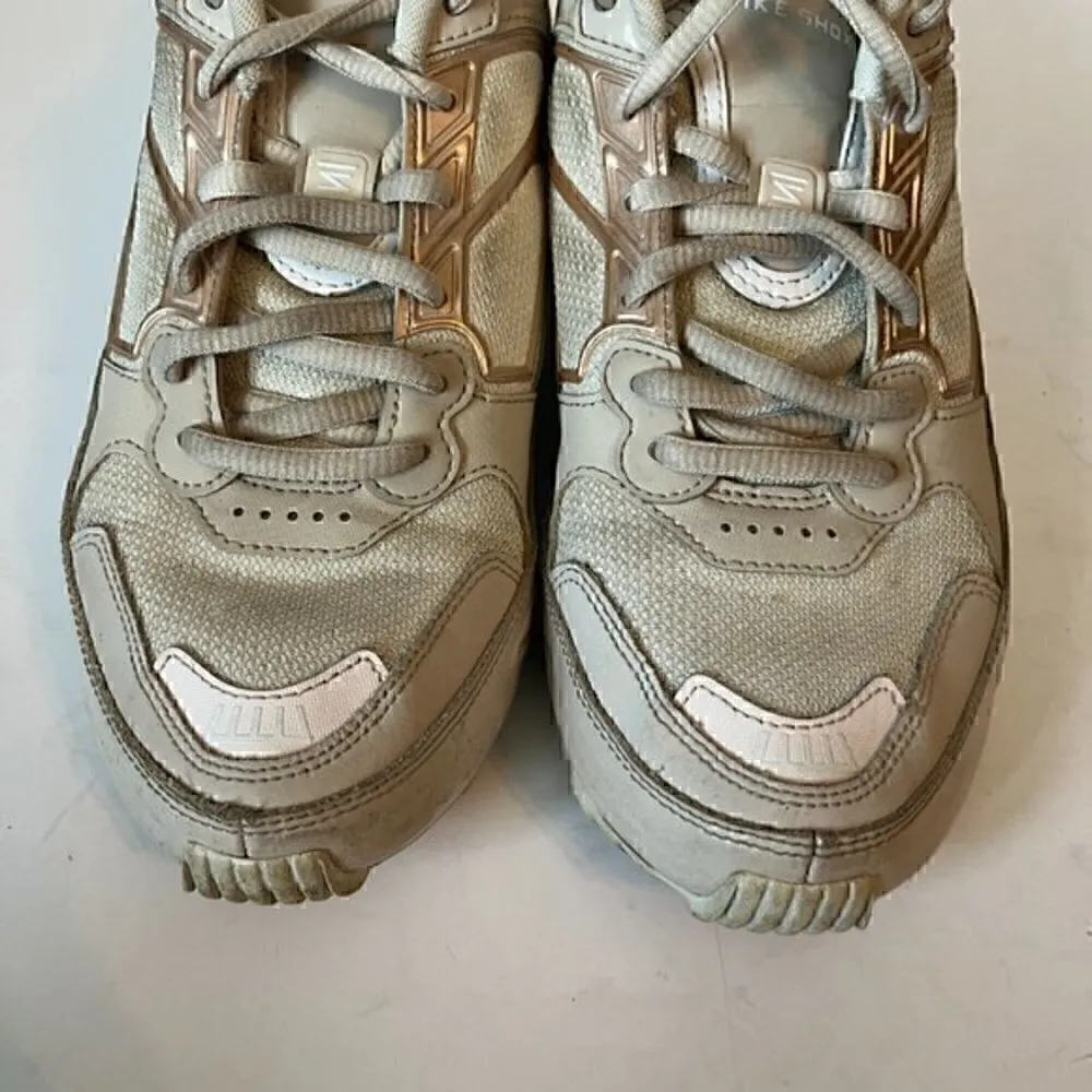 Nike Shox Enigma Sneakers in Desert Sand - Image 3