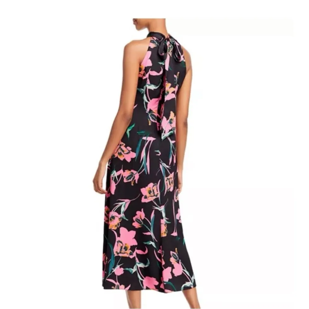 Milly Adrian Floating Botanical Halter Midi Dress Size 4 - Image 2