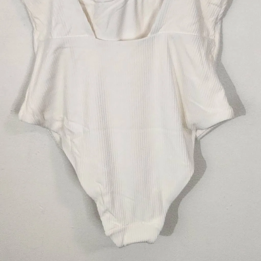 Andie Cream One-Piece Swimsuit NWT Large Cream Andie One Piece Swimwear - Image 6