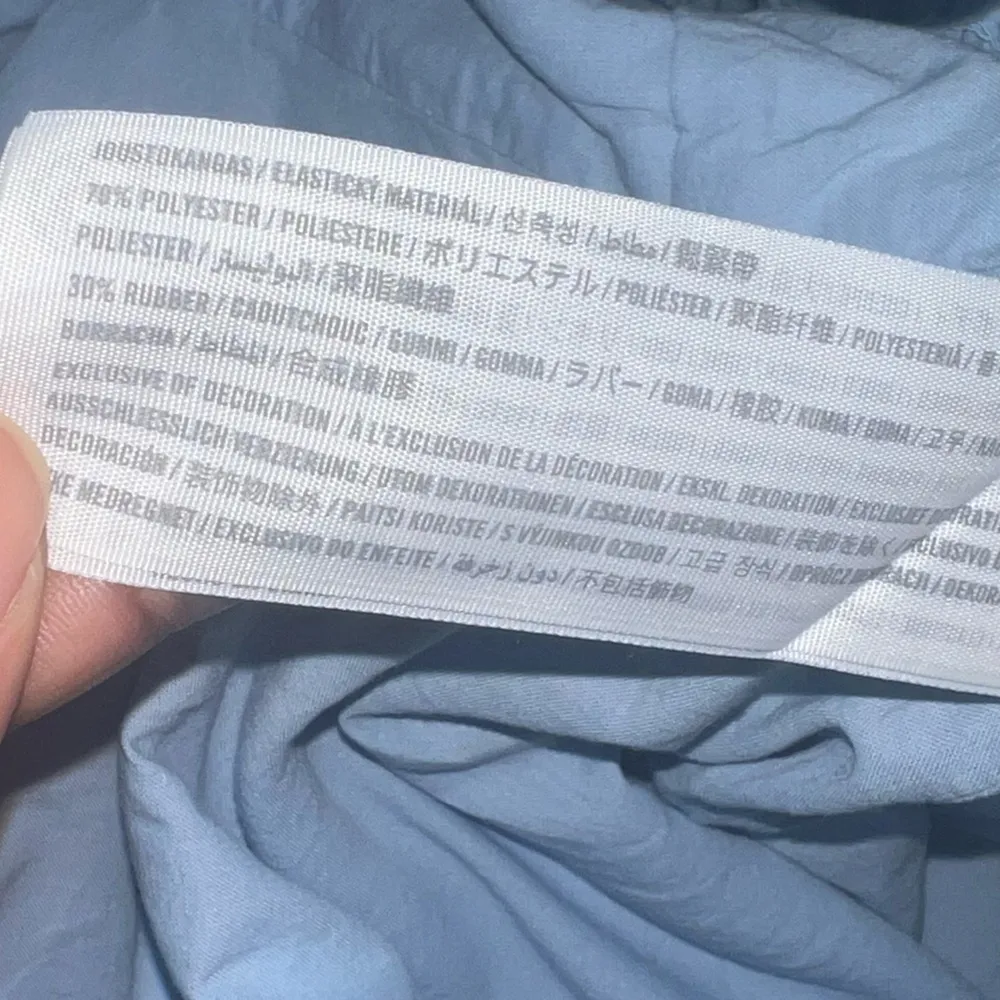 Abercrombie & Fitch The Linen Collection Light Blue Sleeveless Dress size XLTall - Image 5