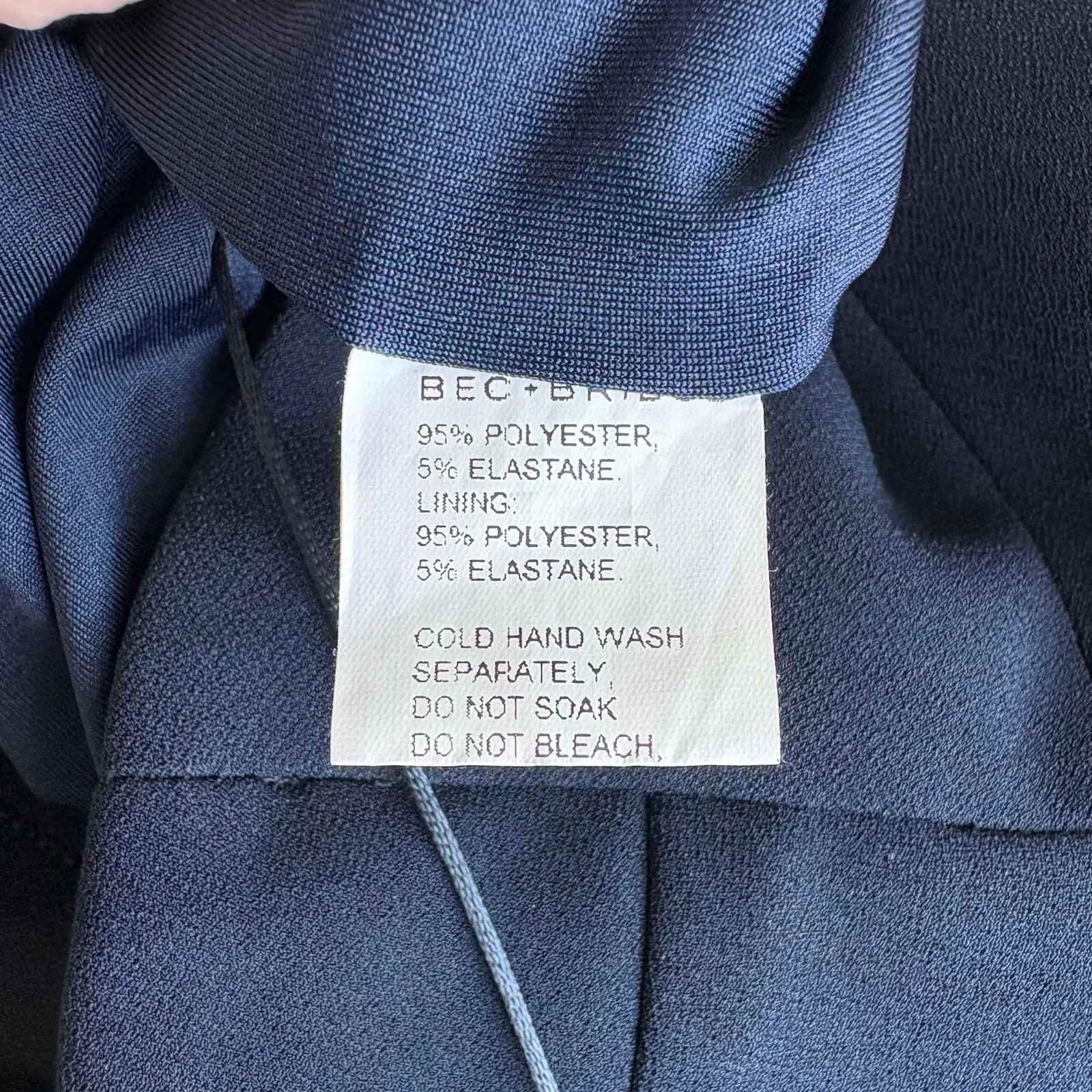 Bec and Bridge Navy Spagetti Strap Midi Dress Size 6 - Image 5