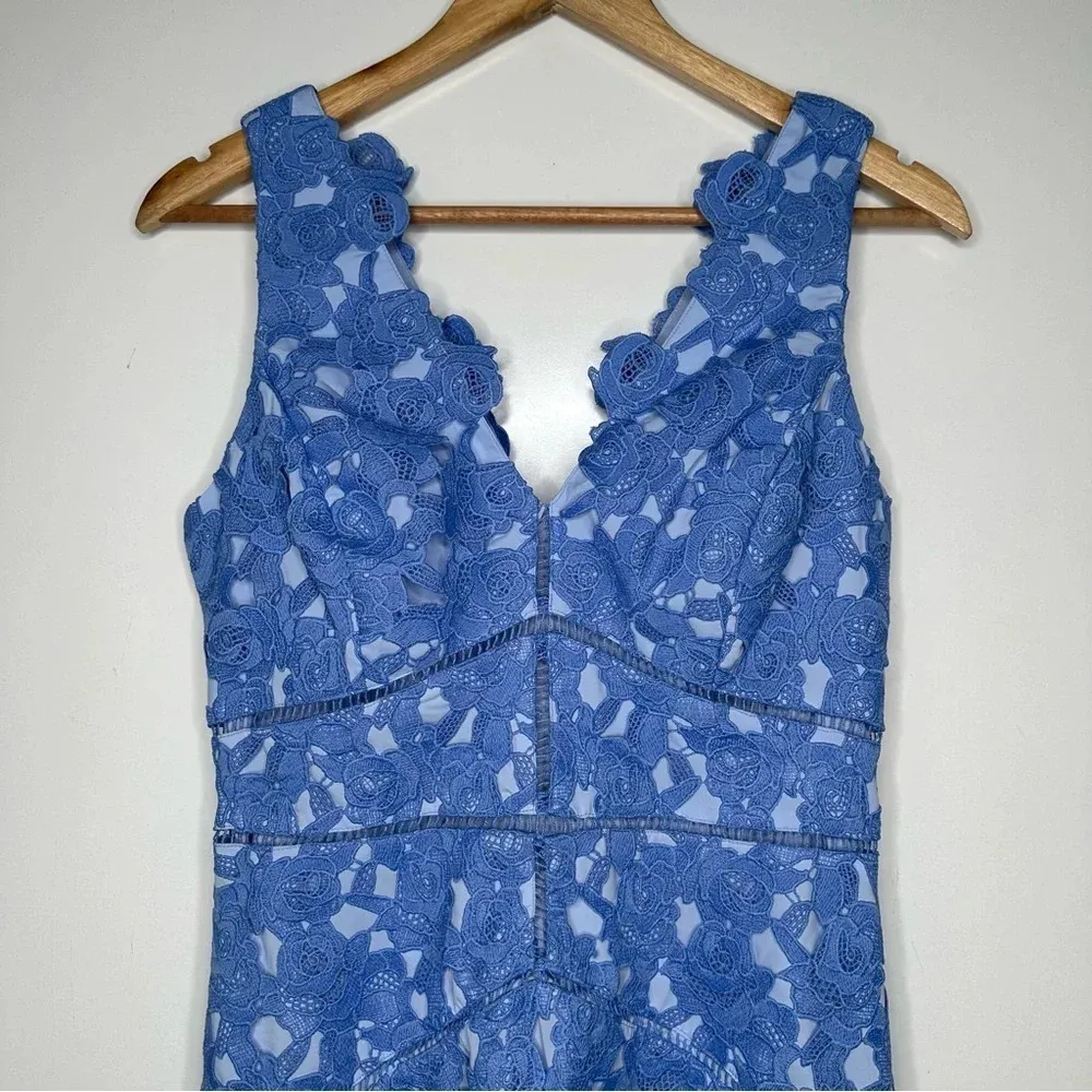 Vineyard Vines Periwinkle 144th Kentucky Derby Lace Dress Size 2 - Image 5