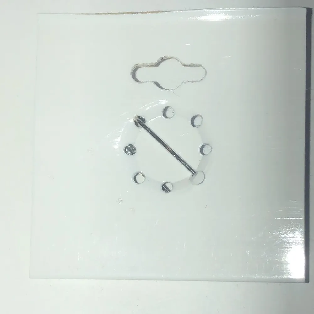 Clubhouse Vintage Gold Tone & Silver Tone Golf Club Brooch Pin - Image 4