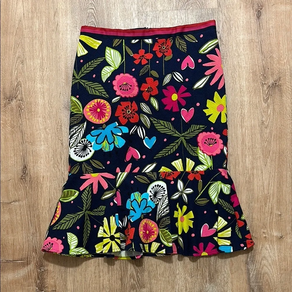 TRINA TURK | Women's Floral Flounced Flare Skirt - Image 2