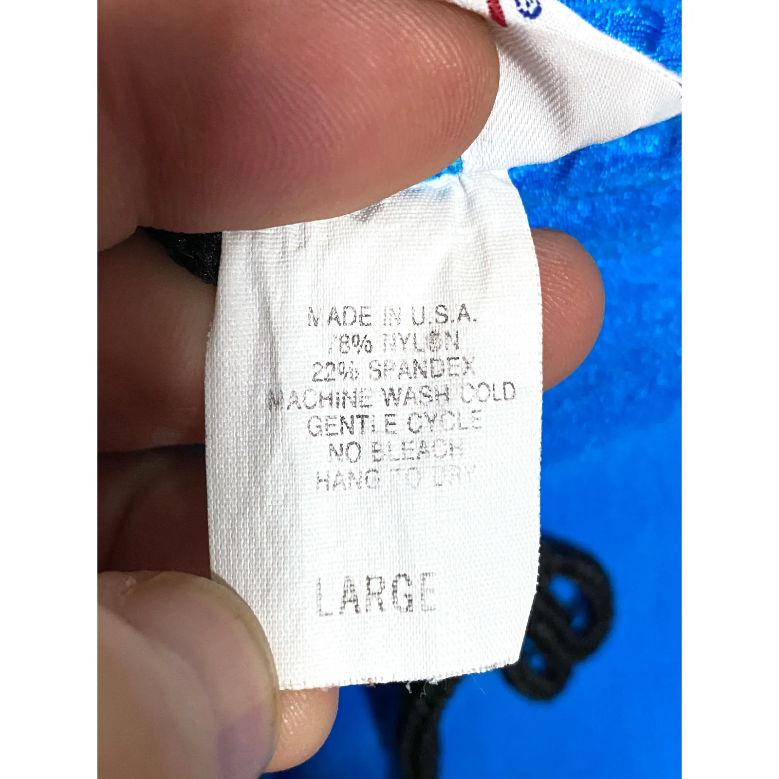 VTG Moving Comfort Blue Exercise Pants Womens L 24 in Atleisure Workout Retro - Image 5