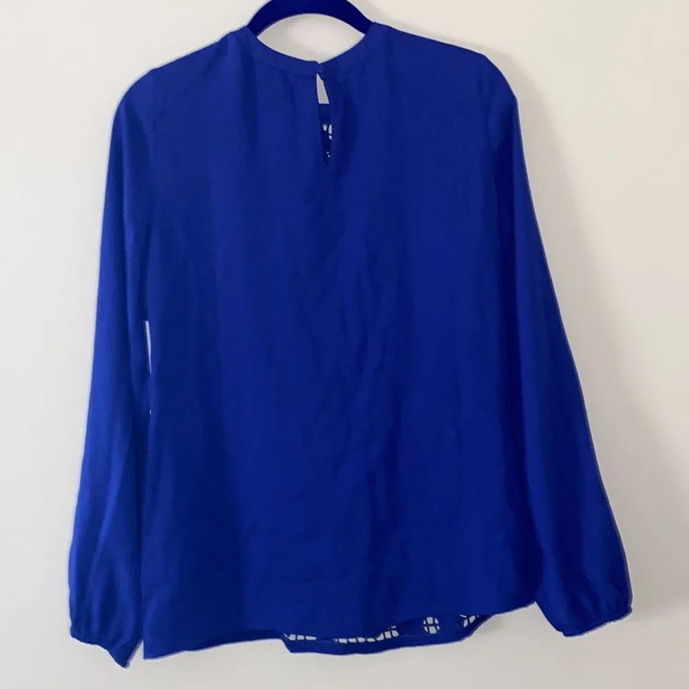 Halogen eyelet blouse top size XXS - Image 2