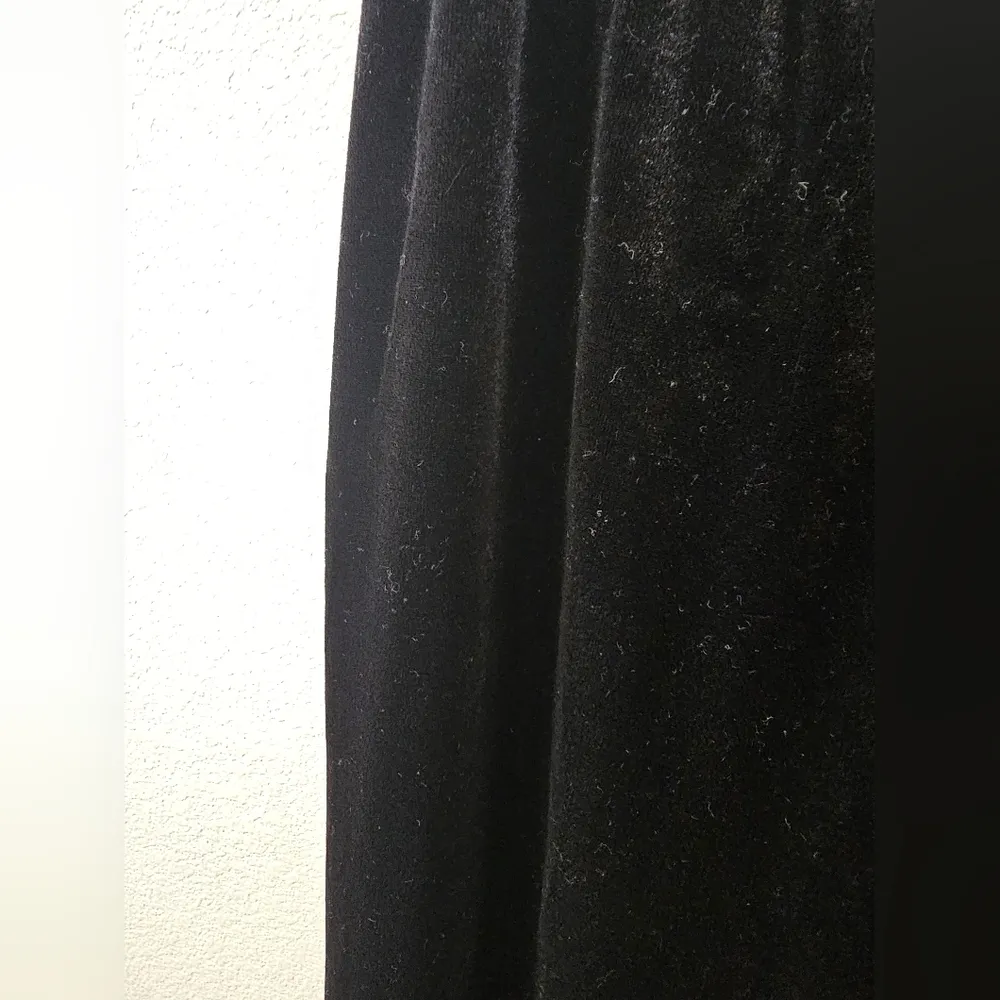 Bob Mackie  Pull On Black Velvet Pants Size M - Image 5