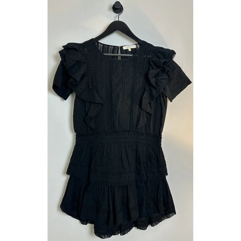 LOVESHACKFANCY Natasha Dress in Black Size X-Small - Image 3