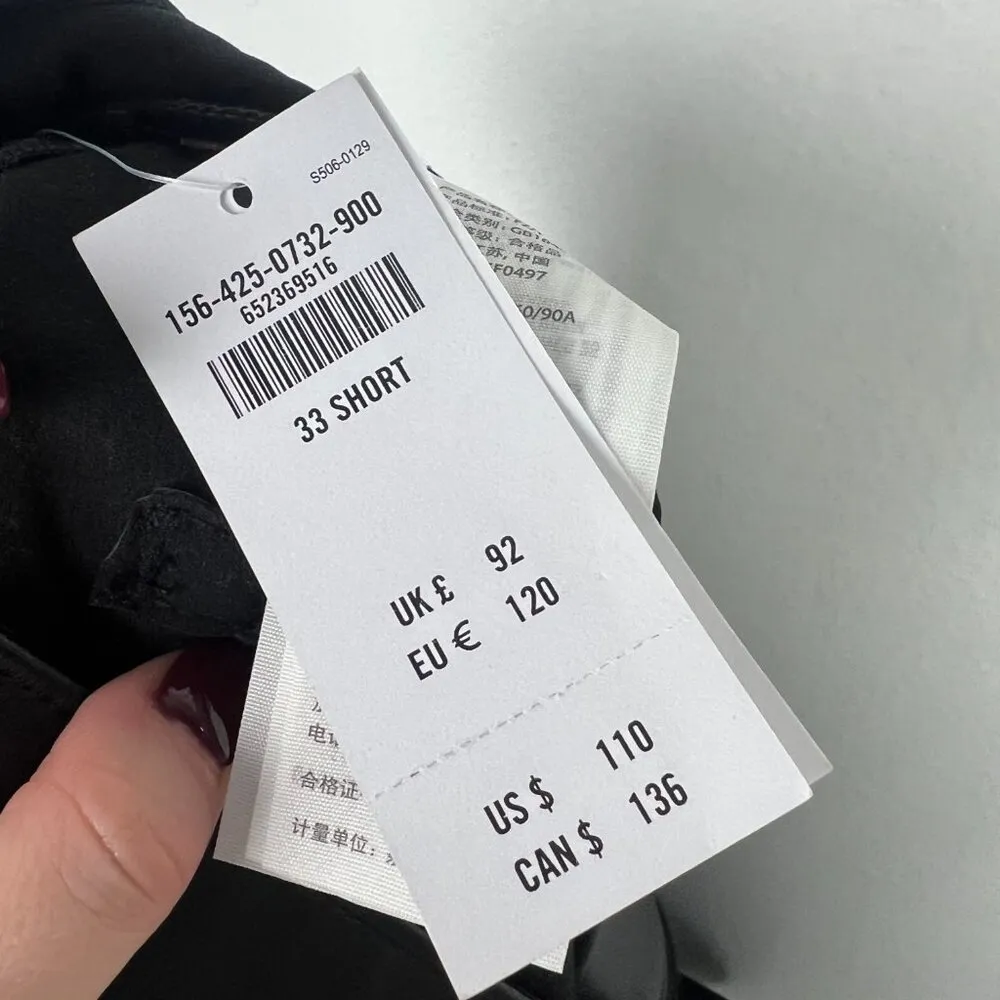 NWT  Curve Love Ankle Straight Vegan Leather Pant 33 16S - Image 10