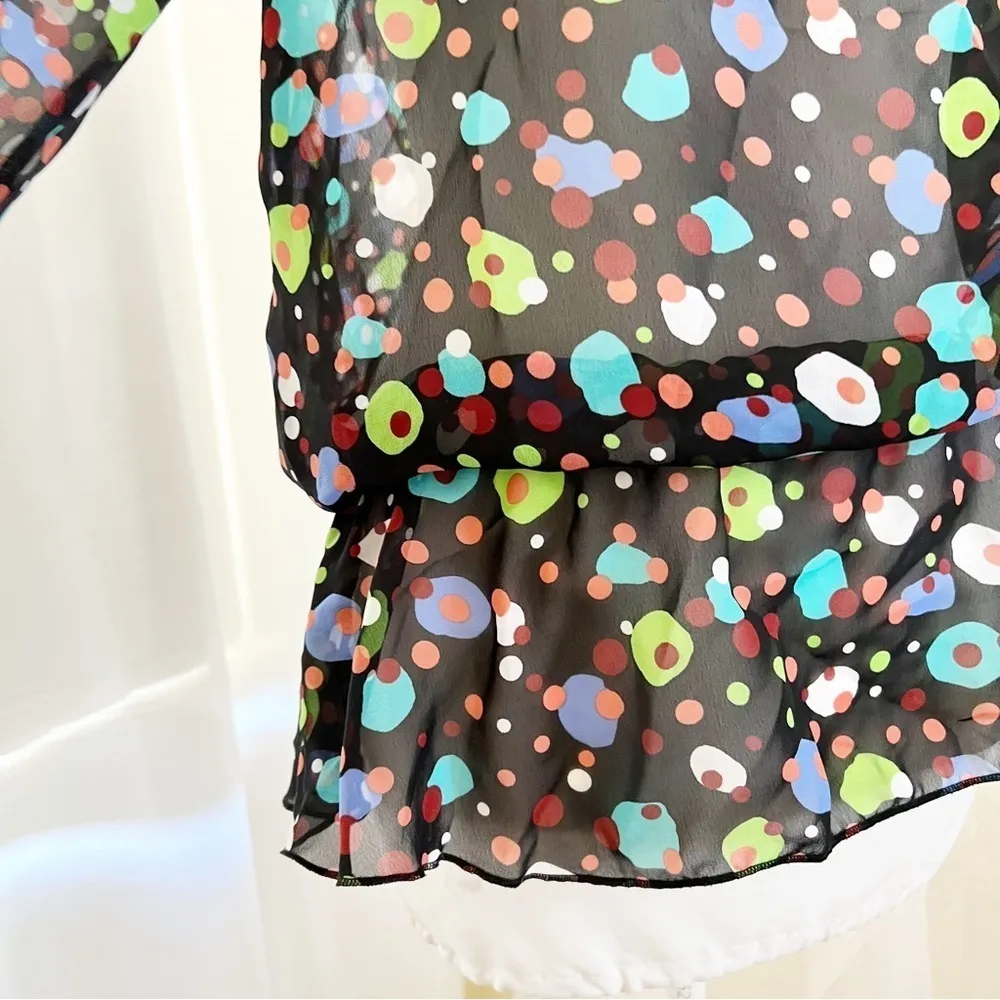 Lily White  dressy Blouses/Tops, Size M - Image 4