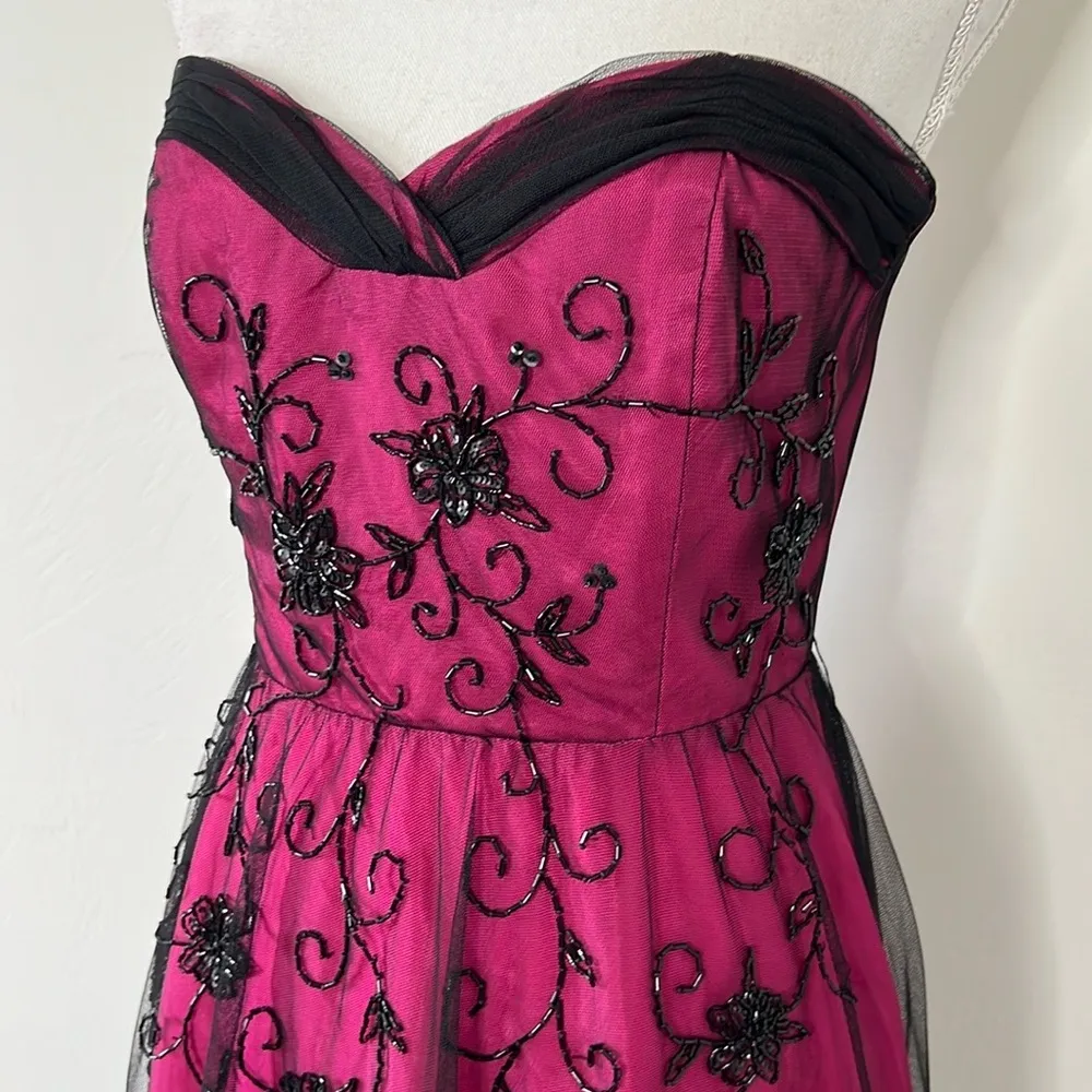 Strapless Cocktail Dress Black Size undefined - Image 3