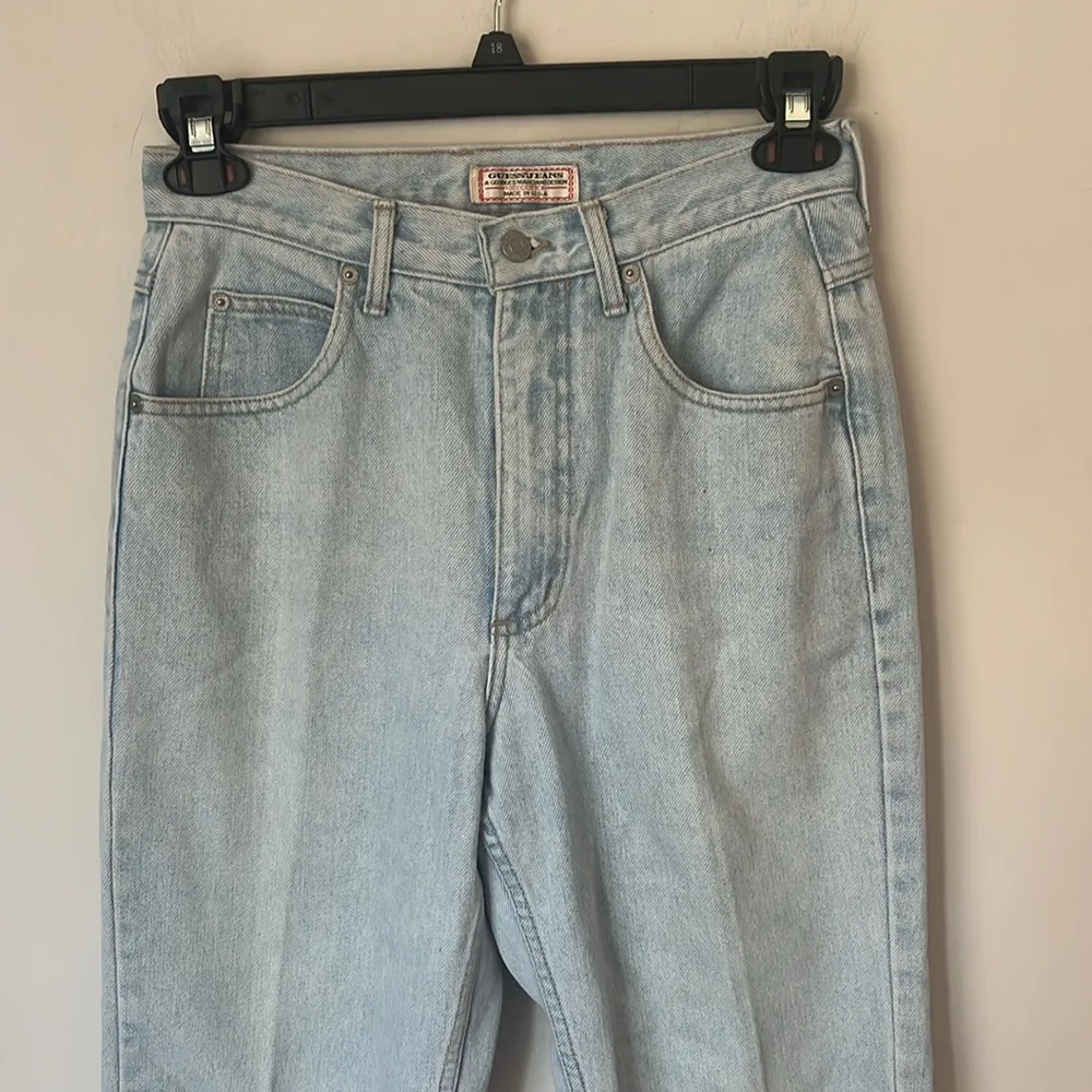 Vintage 80’s Georges Marciano for Guess Light Wash Hogh Rise Jeans Size 29 + - Image 4