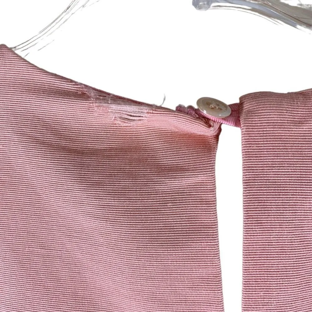 CARVEN Pink Twisted Ottoman Dress Size 42 - Image 7