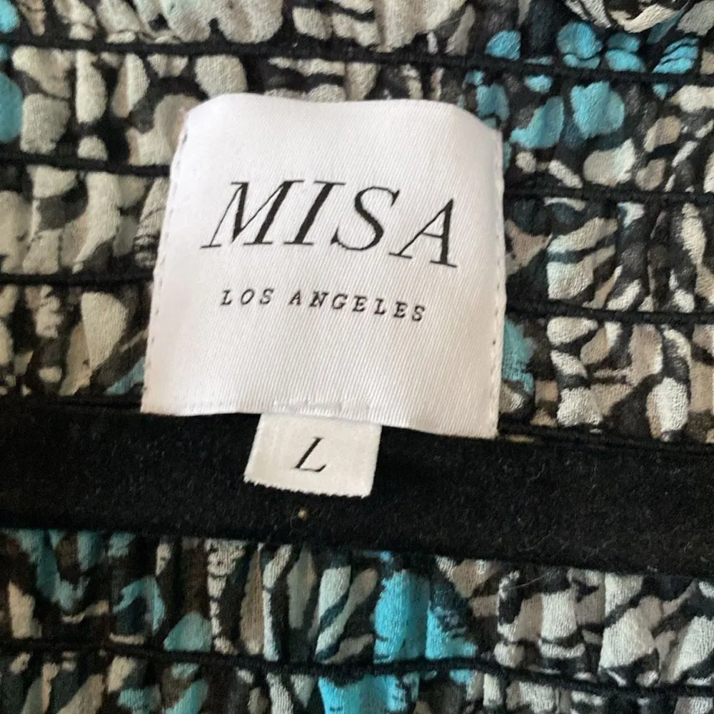 Misa Los Angeles Ruffle Blouse - Size L - Image 2