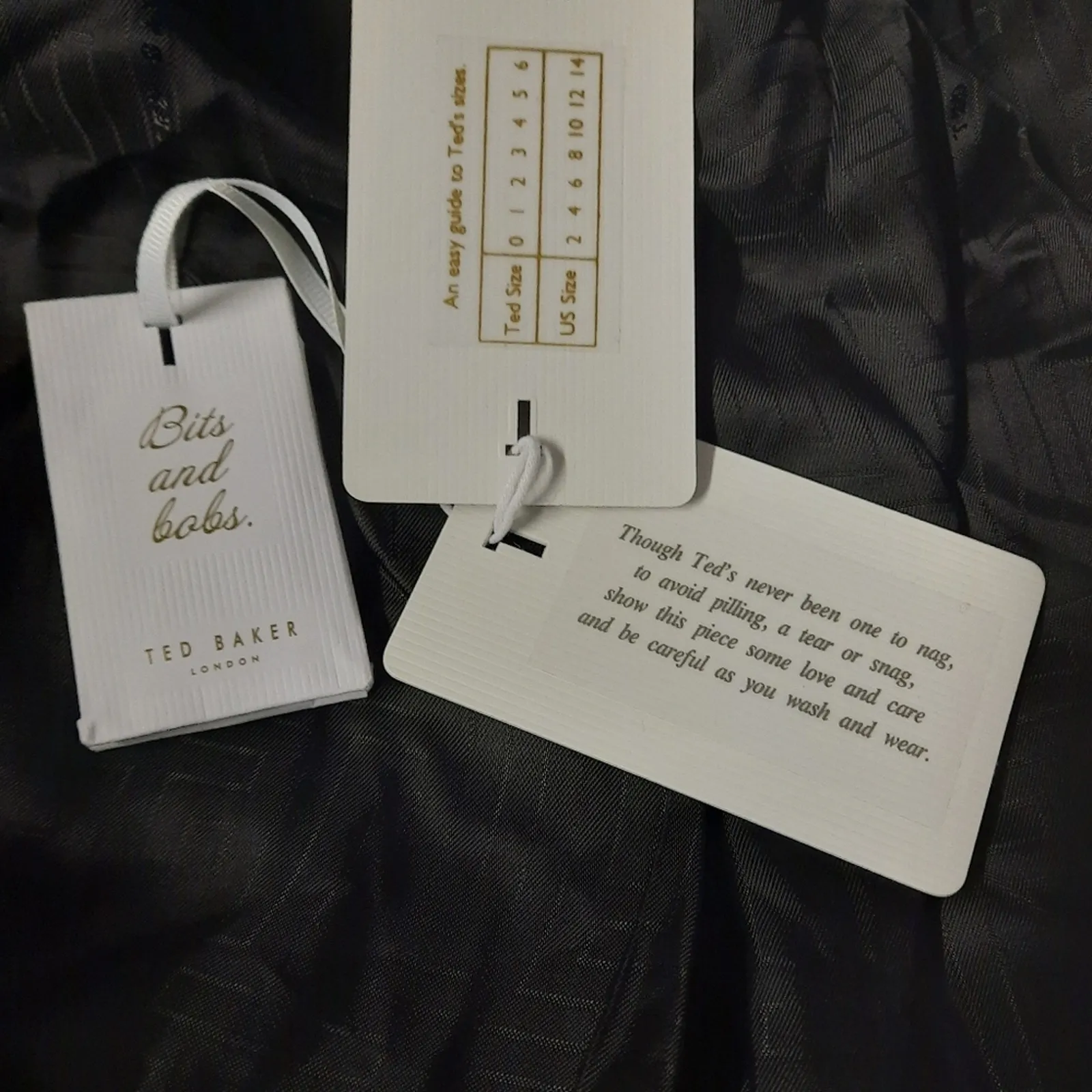 Ted Baker Womens 6 Jacquard Leopard Shacket Gray Italian Wool Blend Jacket - Image 11