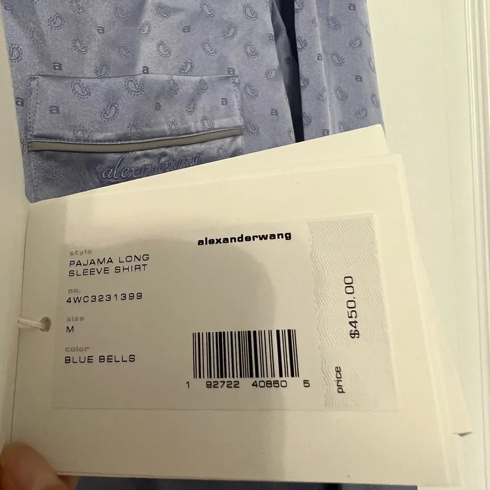 ALEXANDER WANG Silk Pajama Long Sleeve Shirt - Image 10