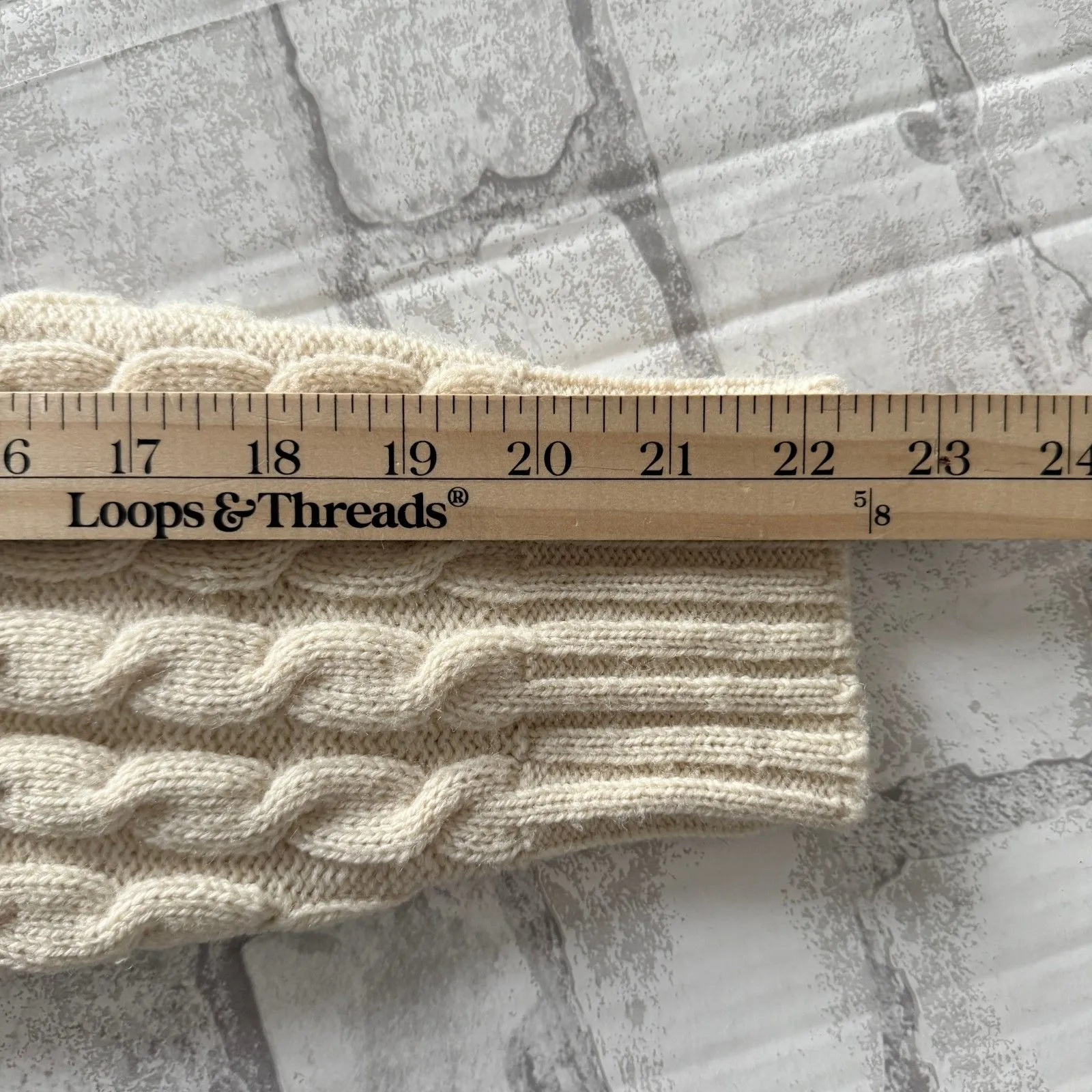 VTG Lord Jeff Wintuk Orlon Cable Knit Button Front Grandma Cardigan Sweater Sz S - Image 5