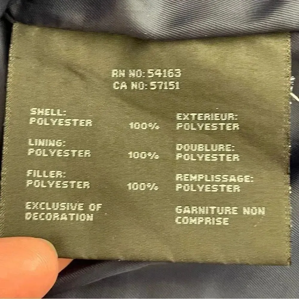 Marc New York Womens
Medium M Quilted Sleeveless
Vest Blue  Full Zip SZ XS - Image 8