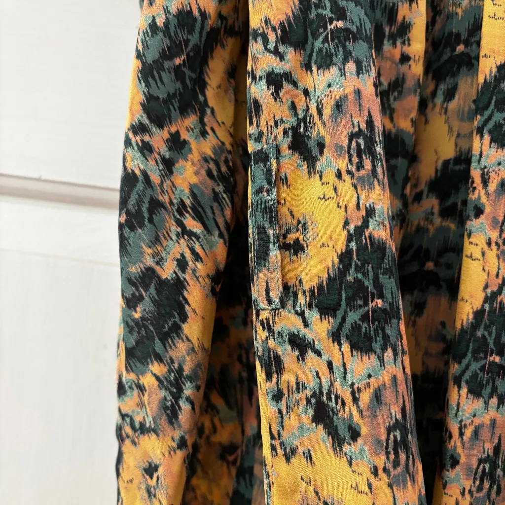 Ulla Johnson Elaine Floral Silk Mini Dress Size 0 XS Puff Sleeve Runway Wedding‎ - Image 13