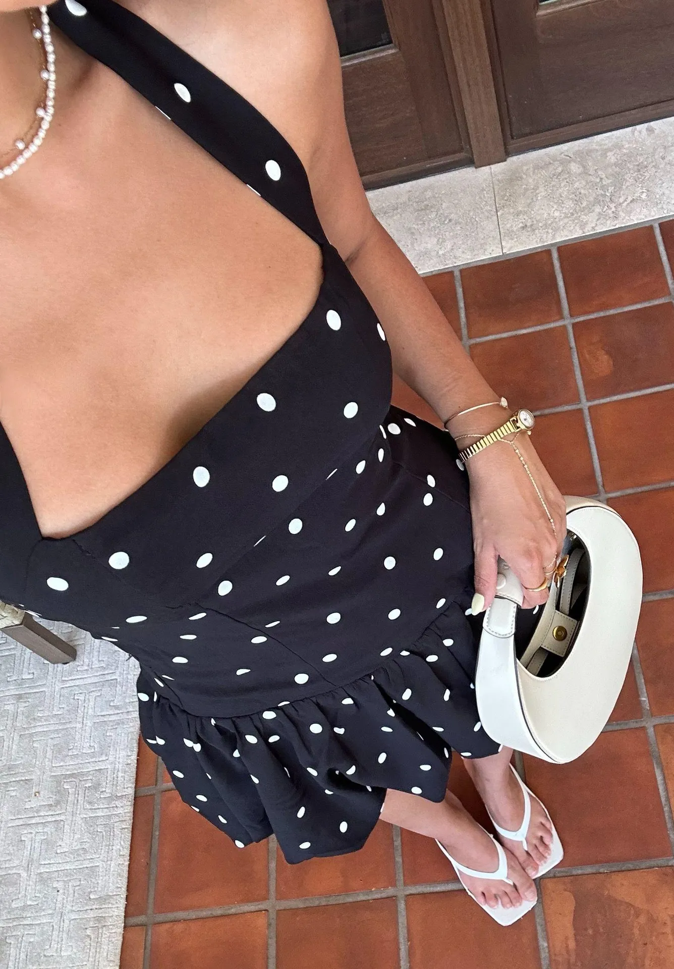 Princess Polly Polka Dot Dress Mini - Image 4