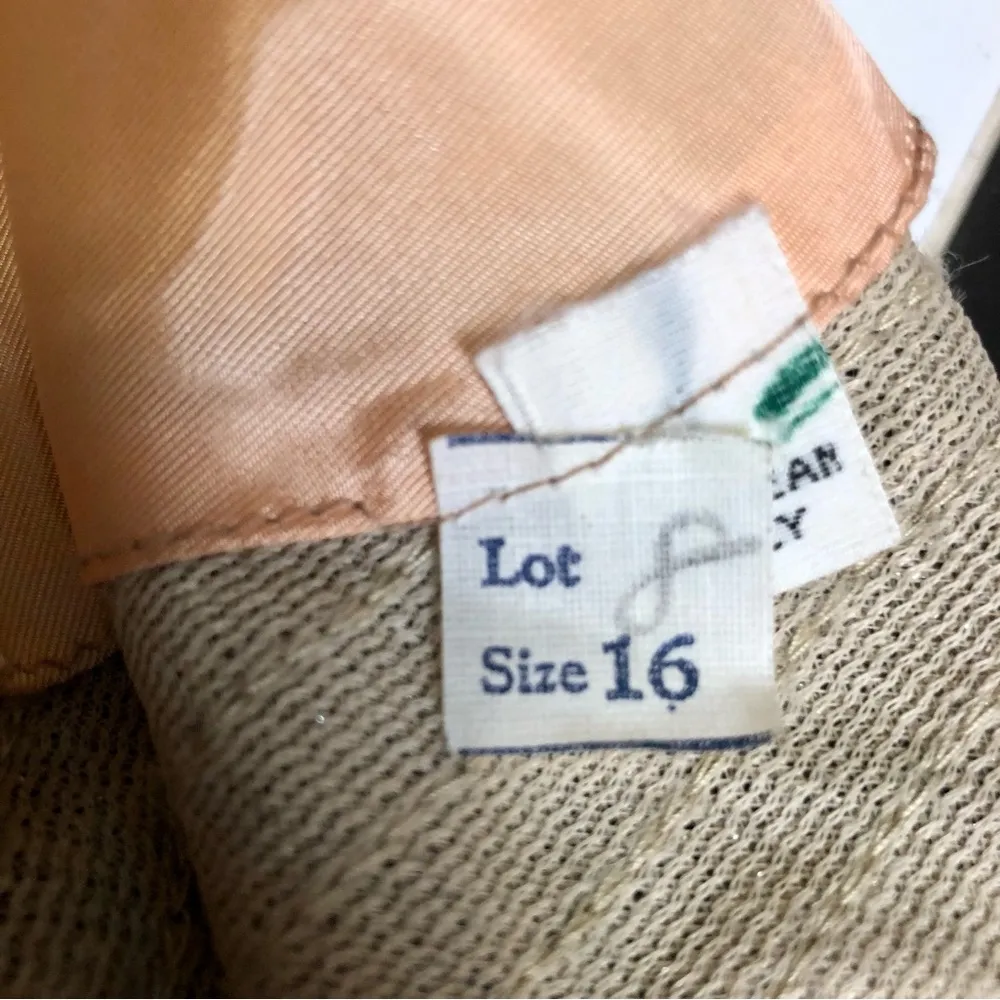 Vintage 70s Gold Long Maxi Dress All Over Sequin Chevron Pattern Evening Gown S Brown - Image 15