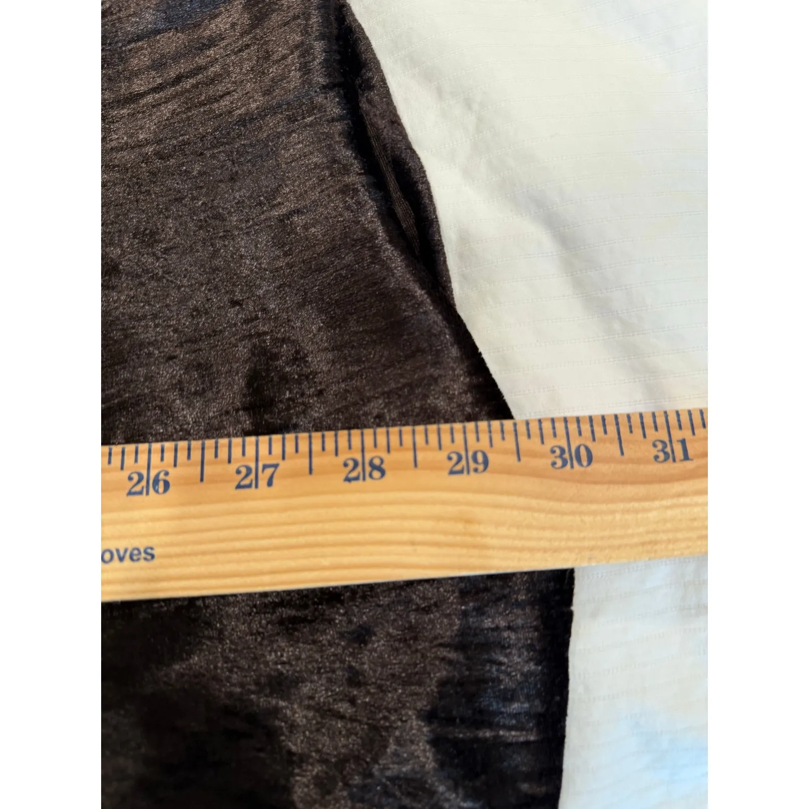 Vintage Apollo Tiered Skirt Medium Brown Crushed Velvet Boho Gothic Y2K Festival - Image 9